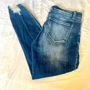 Petra distressed ankle denim